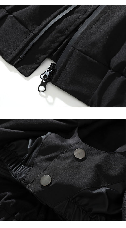 Conjunto de Abrigo Impermeable para Pareja - Chaqueta y Pantalón Térmico para Deportes de Invierno - Image 10