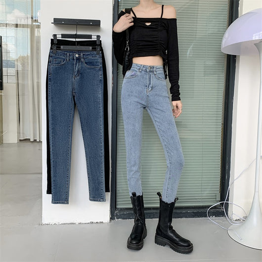 Jeans Skinny Elásticos Cintura Alta para Mujer - Image 14