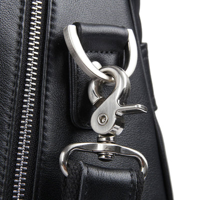 Maletín de Negocios en Cuero Genuino - Bolsa para Laptop 17" Premium Nappa - Image 13
