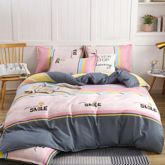 Juego de Cama Algodón Satinado de Cuatro Piezas con Funda Acolchada Reforzada - Image 10