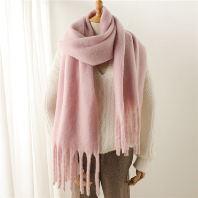 Bufanda Térmica Versátil con Borlas Extendidas para Invierno - Image 44
