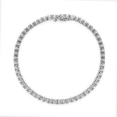 Pulsera de Plata S925 con Moissanita de Alto Grado para Mujer - Image 3