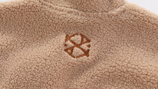 Abrigo de Lana de Cordero Gruesa para Niño con Cuello de Pie Multicolor - Image 21