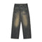 Pantalón Denim Recto Holgado con Bolsillos Fashion National