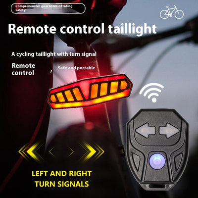 Luz Trasera de Seguridad con Control Remoto Recargable e Indicador de Frenado