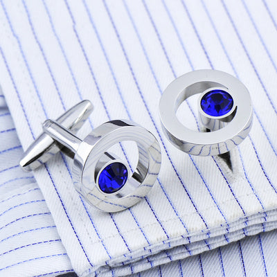 Gemelos de Camisa con Cristal Zirconia para Hombre - Image 9