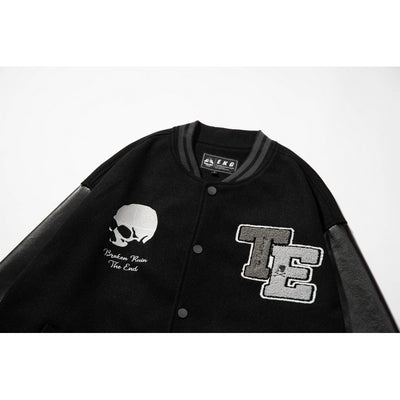 Chaqueta de Béisbol Calavera y Espadas para Hombre - Image 4