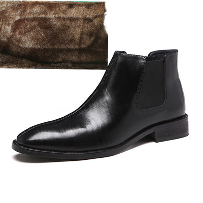 Botas Martin Puntiagudas de Cuero para Hombre - Estilo Británico Premium - Image 3