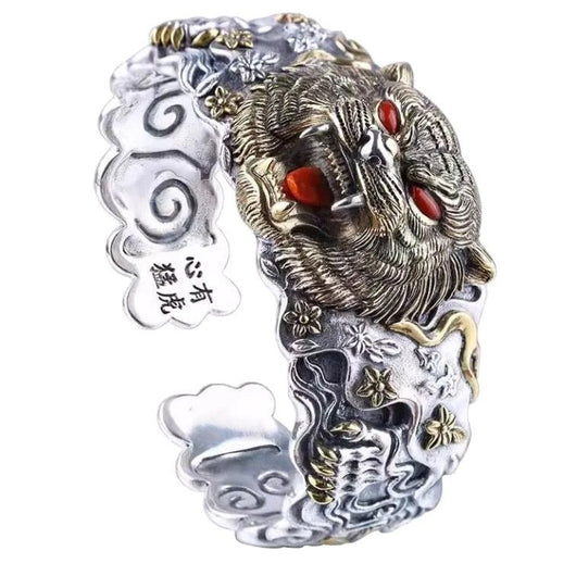 Pulsera Tigre Chino Estilo Audaz con Presencia Dominante - Image 5