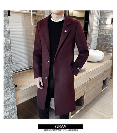 Abrigo de Invierno para Hombre en Algodón y Lana - Image 15