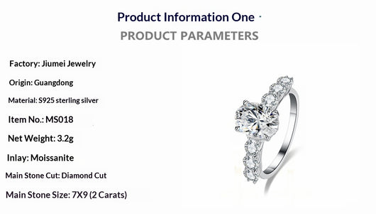 Anillo de Moissanita con Diseño Extraterrestre en Plata de Ley S925 para Mujer - Image 6