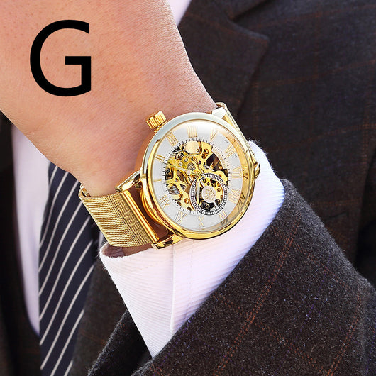 Reloj Automático Mecánico para Hombre Sumergible con Diseño Esqueletado - Image 10
