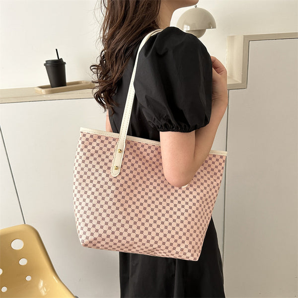 Bolso Tote Bandolera de Gran Capacidad Estilo Minimalista