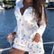 Blazer Blanco con Detalles Cutout para Mujer