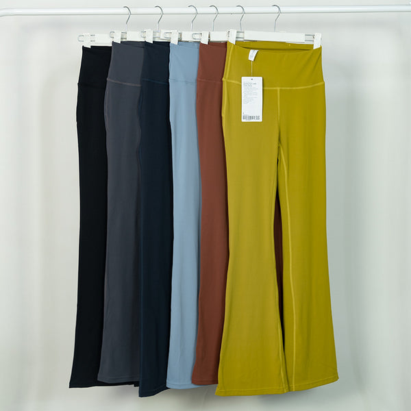 Pantalones Acampanados de Cintura Alta para Yoga y Fitness