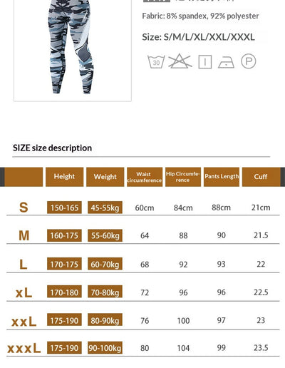 Ropa Deportiva Elástica para Correr y Entrenamientos Casuales - Image 9
