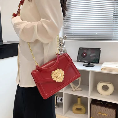 Bolso Cuadrado Portátil con Doble Compartimento Abatible - Image 12