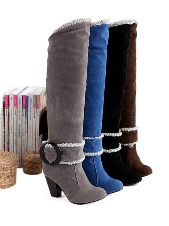 Botas Altas para Mujer con Tacón Alto