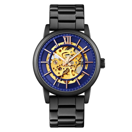 Reloj Automático Mecánico para Hombre con Correa de Acero y Corona Espiral - Image 10