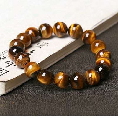 Pulsera de Ojo de Tigre para Hombre - Diseño Minimalista y Poderoso - Image 5