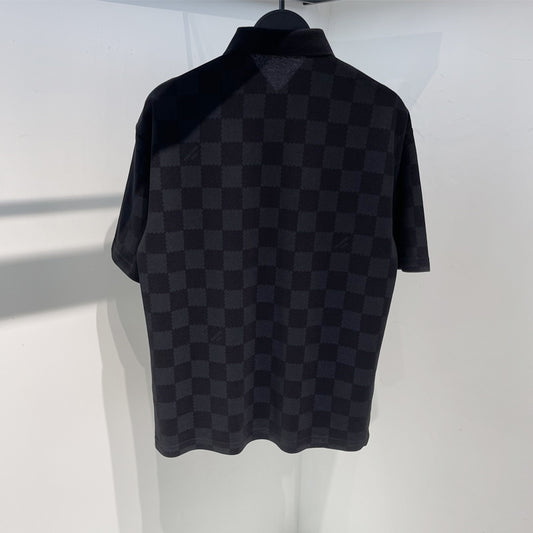 Playera de Pareja Estilo Hong Kong con Estampado Casual Verano Negro - Image 2