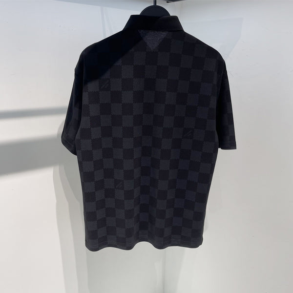 Playera de Pareja Estilo Hong Kong con Estampado Casual Verano Negro