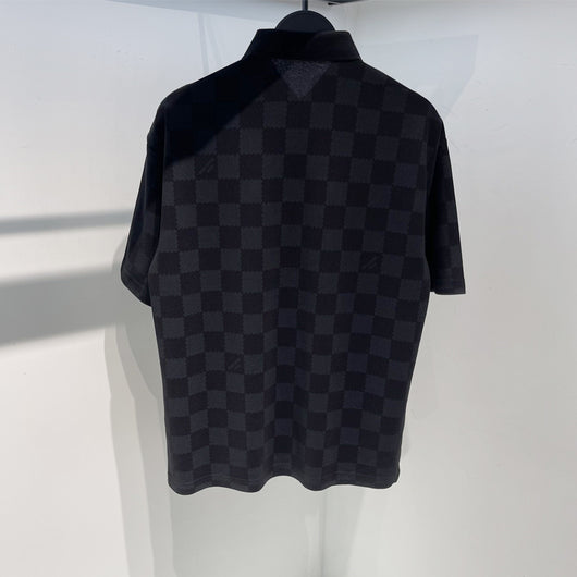 Playera de Pareja Estilo Hong Kong con Estampado Casual Verano Negro - Image 2