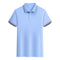 Polo de Verano Unisex con Encaje en Solapa de Algodón Premium