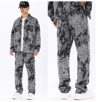 Chaqueta Denim Masculina Texturizada Estilo Americano para Primavera y Otoño - Image 15