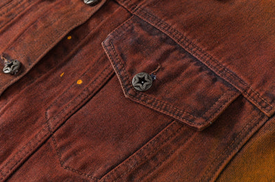 Chaqueta Denim Vintage Americana Oversize Lavado Relajado - Image 22