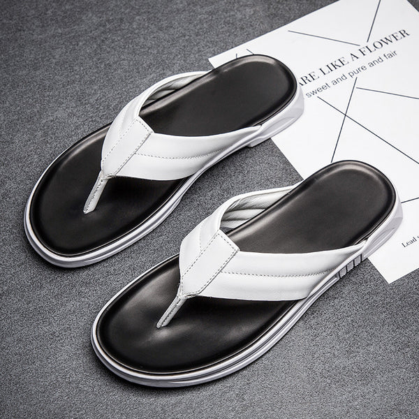 Sandalias de Cuero para Hombre - Chanclas de Playa Cómodas y Elegantes - Image 7