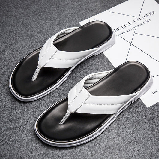 Sandalias de Cuero para Hombre - Chanclas de Playa Cómodas y Elegantes - Image 7