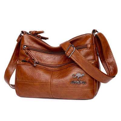 Bolsa Crossbody de Cuero Suave con Textura - Image 2