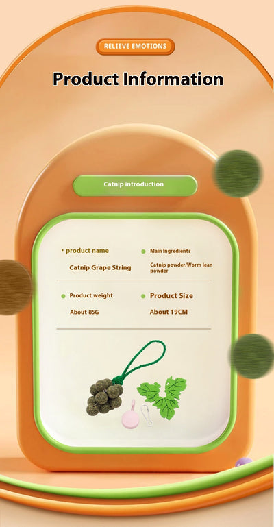 Juguete Interactivo de Menta y Uva para Gatos - Image 11