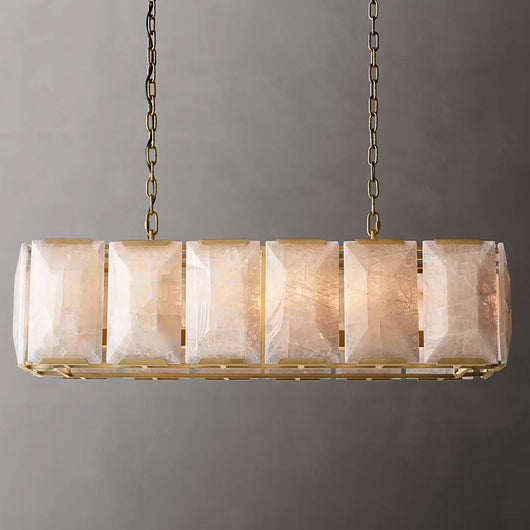 Lámpara Colgante de Cobre Minimalista Postmoderna con Mármol Natural - Image 16