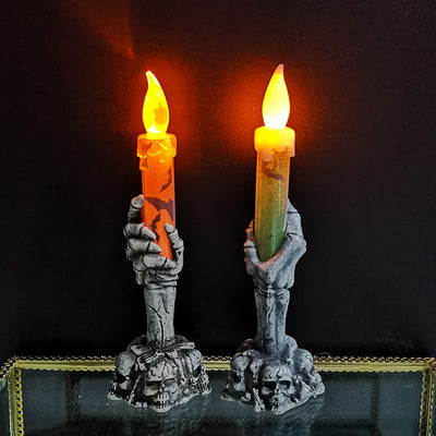 Vela Decorativa Mano Fantasma con Luz LED - Image 14