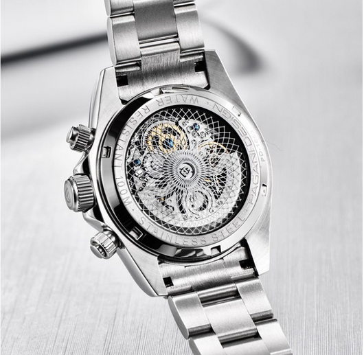 Reloj Mecánico Transparente de Diseño Dial para Hombre - Image 8