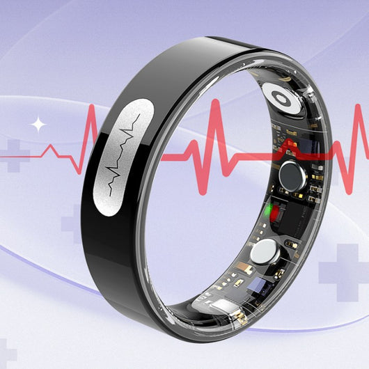 Anillo Inteligente ER08 con ECG y Monitor de Frecuencia Cardíaca