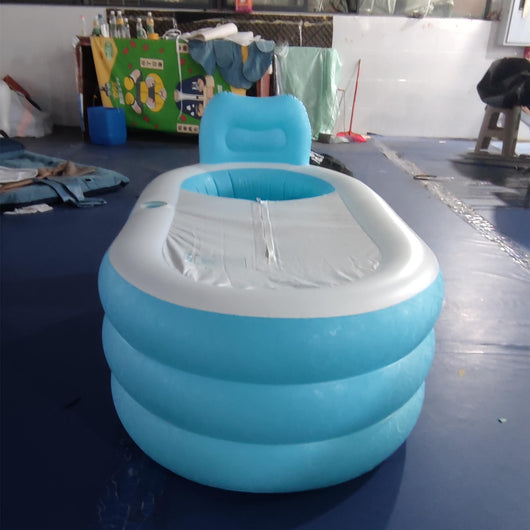 Bañera Plegable Inflable para Departamentos Pequeños - Tina Portátil PVC Resistente - Image 6
