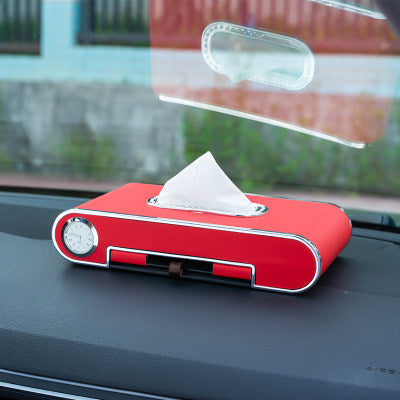 Soporte de Celular con Dispensador de Pañuelos para Auto - Image 4