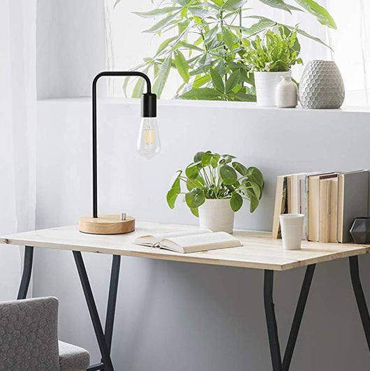 Lámpara de Mesa Moderna en Hierro y Madera con Luz Cálida Regulable - Image 7