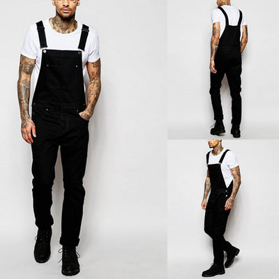 Pantalones Vaqueros con Tirantes para Hombre - Estilo Moderno y Versátil - Image 3