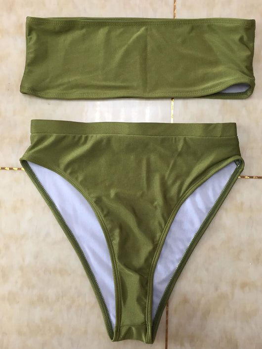 Bikini Tubo Dos Piezas con Escote Envolvente - Image 14