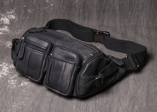 Bolsa de Pecho Hombre Cuero Gamuza Gran Capacidad - Image 17