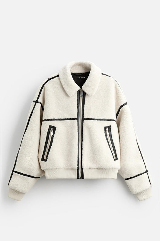 Chaqueta Polar Casual con Solapa para Hombre - Image 17