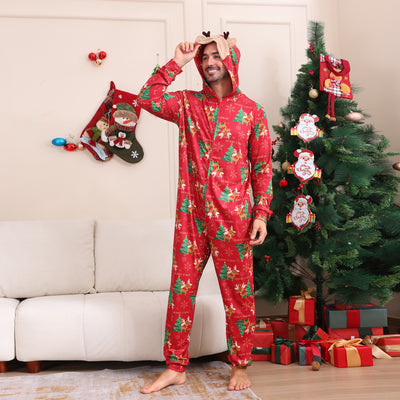 Conjunto Navideño Familiar de Pantalones Largos para Niños y Niñas - Image 5