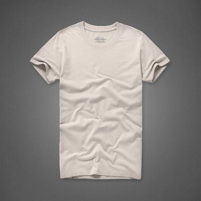 Playera de Algodón para Hombre Colores Sólidos Clásica - Image 5