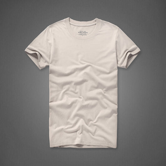 Playera de Algodón para Hombre Colores Sólidos Clásica - Image 5