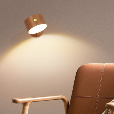 Lámpara de Noche de Madera Natural para Dormitorio - Image 3