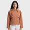 Gabardina Corta Impermeable y Transpirable para Mujer con Capucha Desmontable